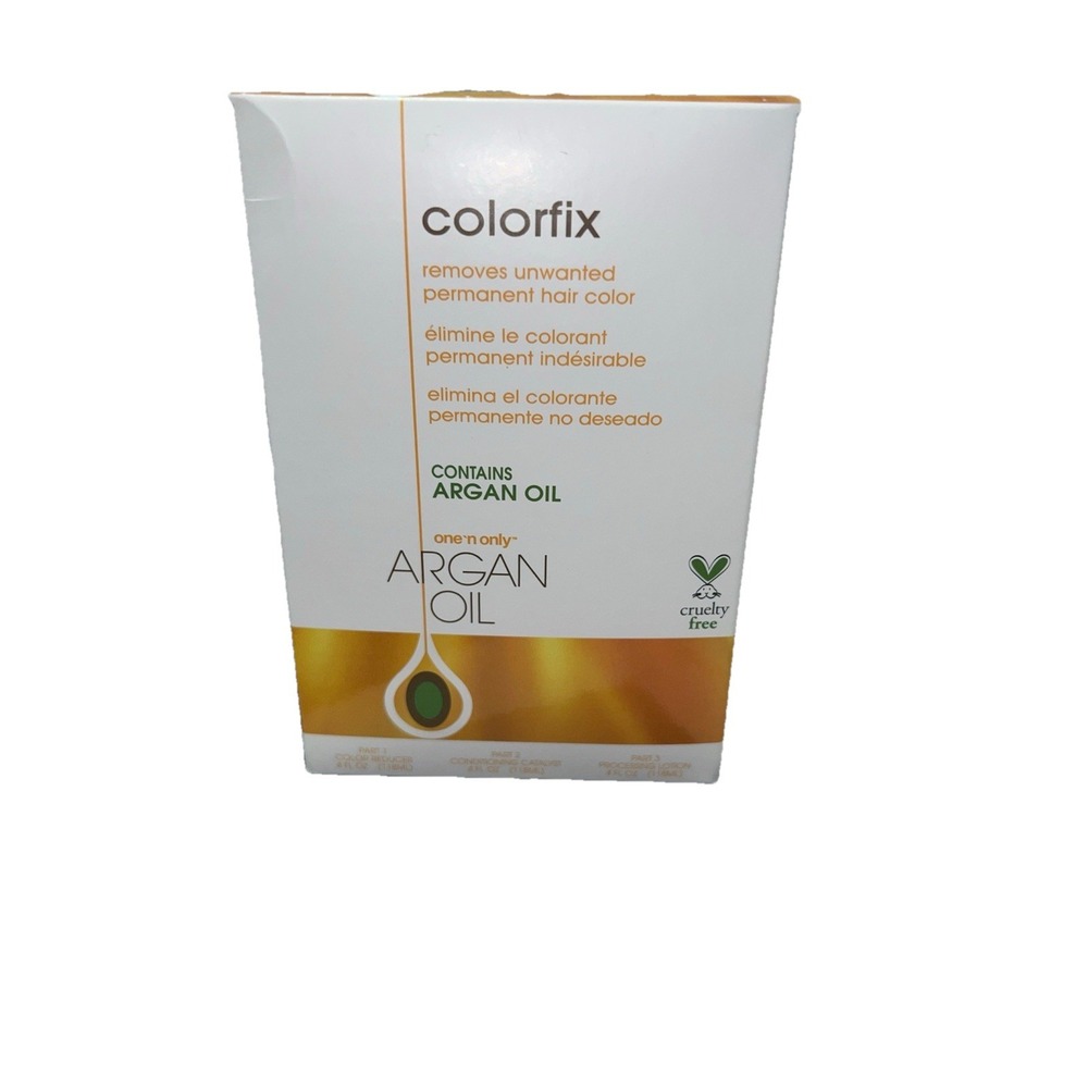 Colorfix Permanent Hair Color Dye Remover Argan Oil One N Only